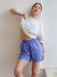 Комплект женский "Cosmic vibes" футболка и шорты в Екатеринбурге