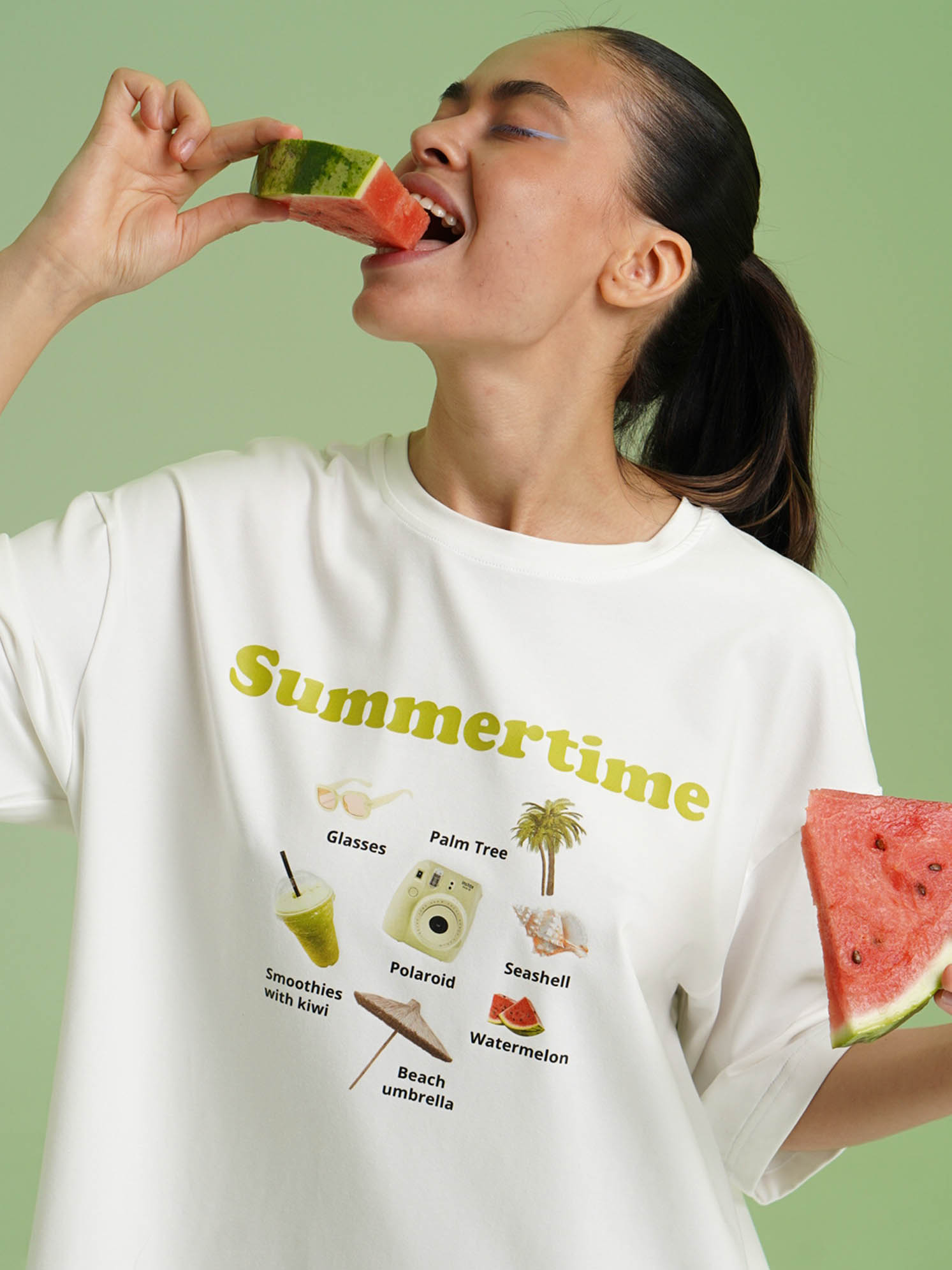 MY Футболка жен. с принтом  ФБ029 (тофу/summertime, (44/48) OS)